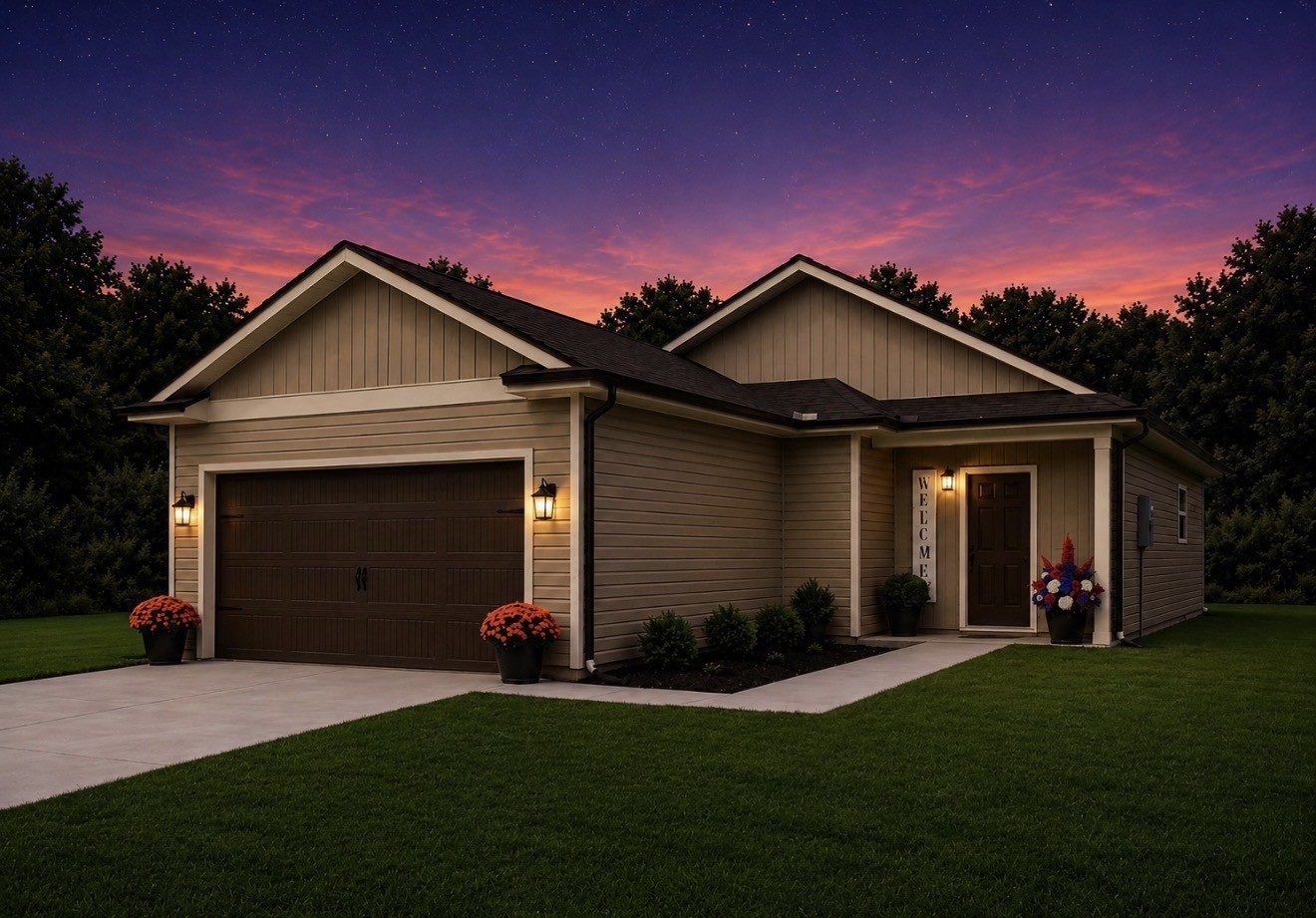 Exterior image shown for the Henry plan at 19 Stonehenge Circle NW