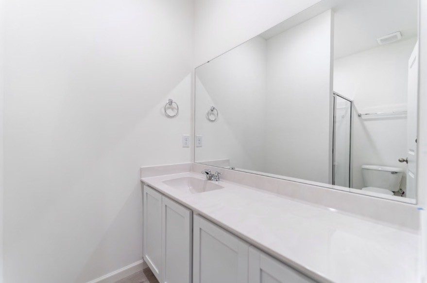 Bathroom vanity, shown for the same floor plan at 19 Stonehenge Circle NW